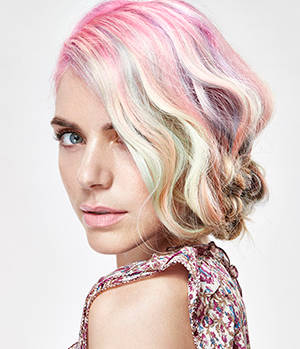 Confectionery-fashion hair colour