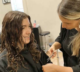 Stylist for curly hair in Newcastle