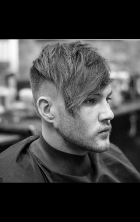 Long fringe haircut for men