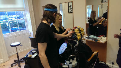 Newcastle hairdressers salon interior